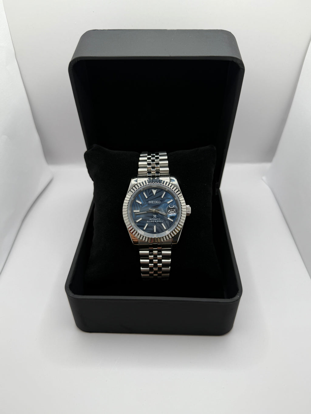 Seiko Blue Bamboo Dial