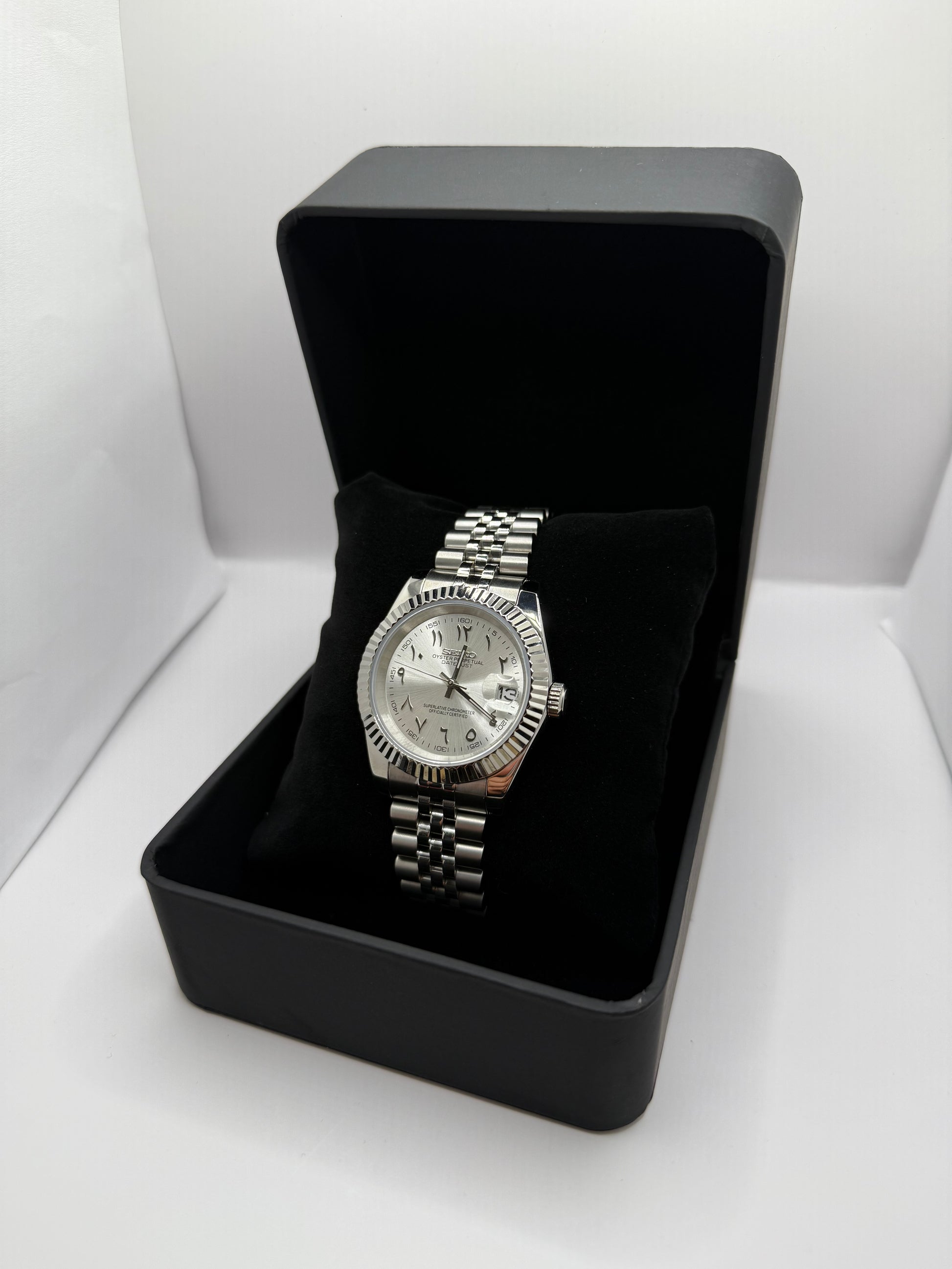 Seiko Arabic Silver Dial Mod