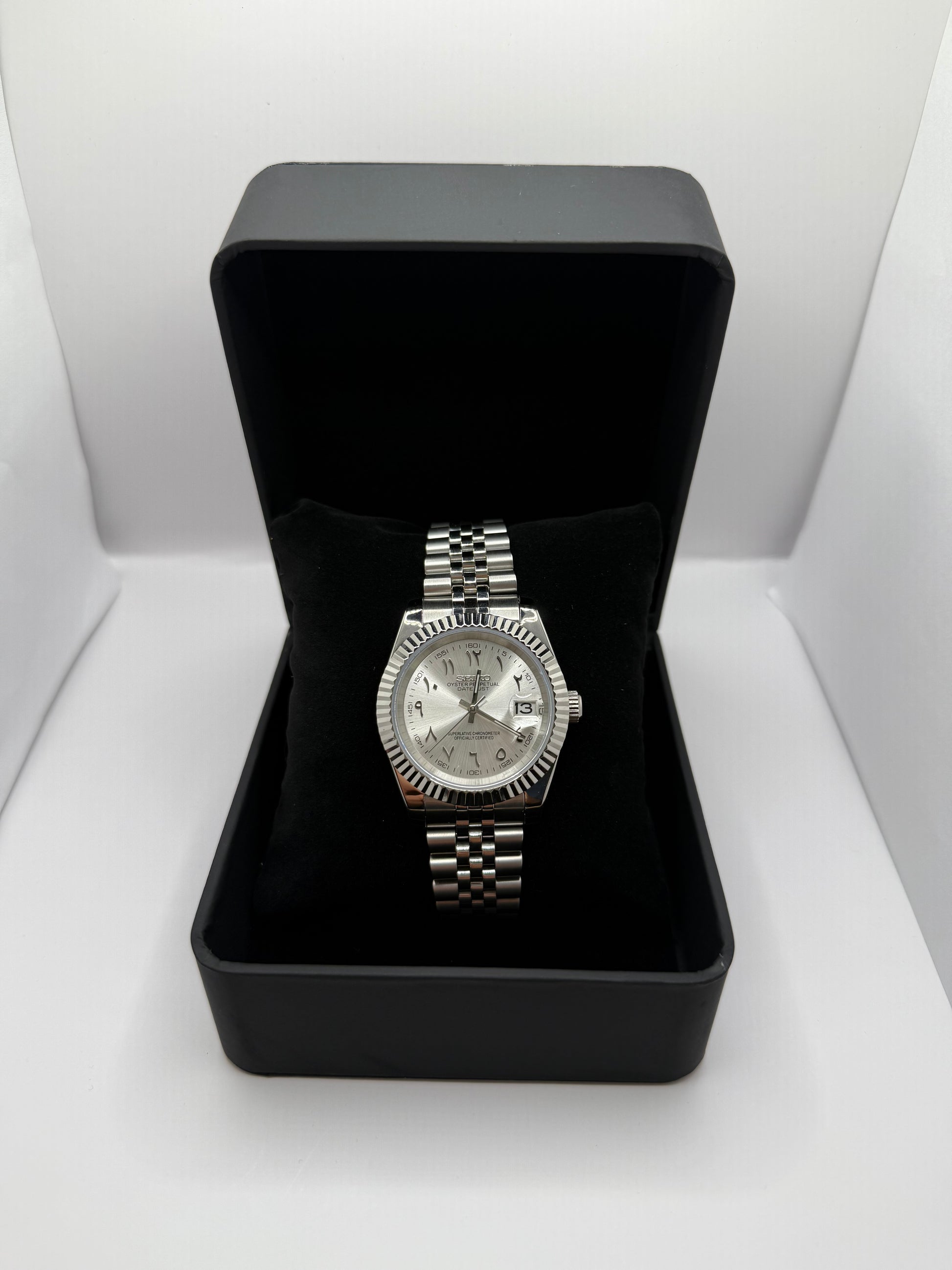 Seiko Arabic Silver Dial Mod