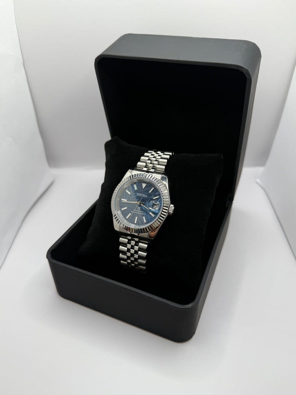 Seiko Blue Bamboo Dial