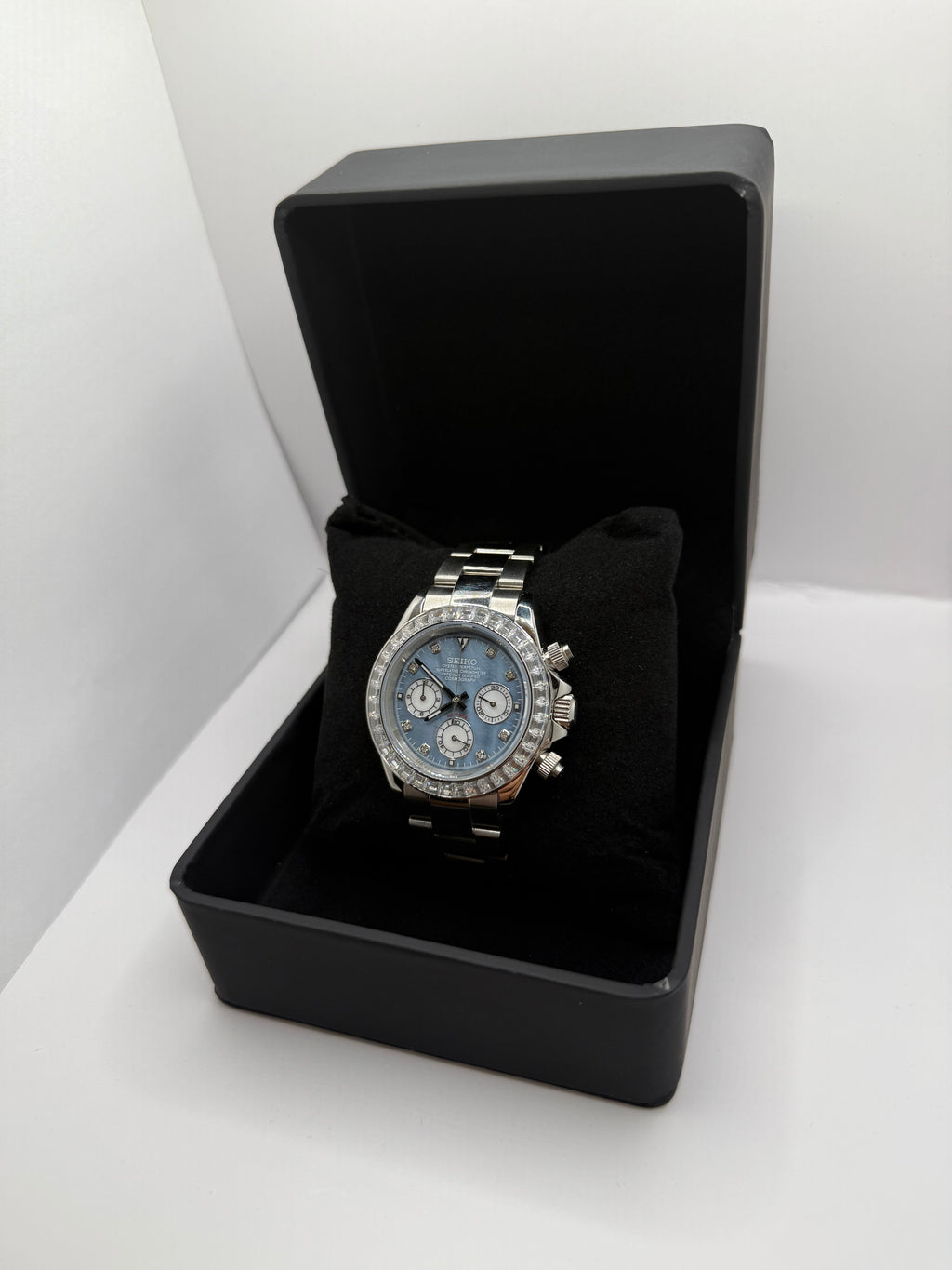 Seiko Daytona Blue Panda Mod