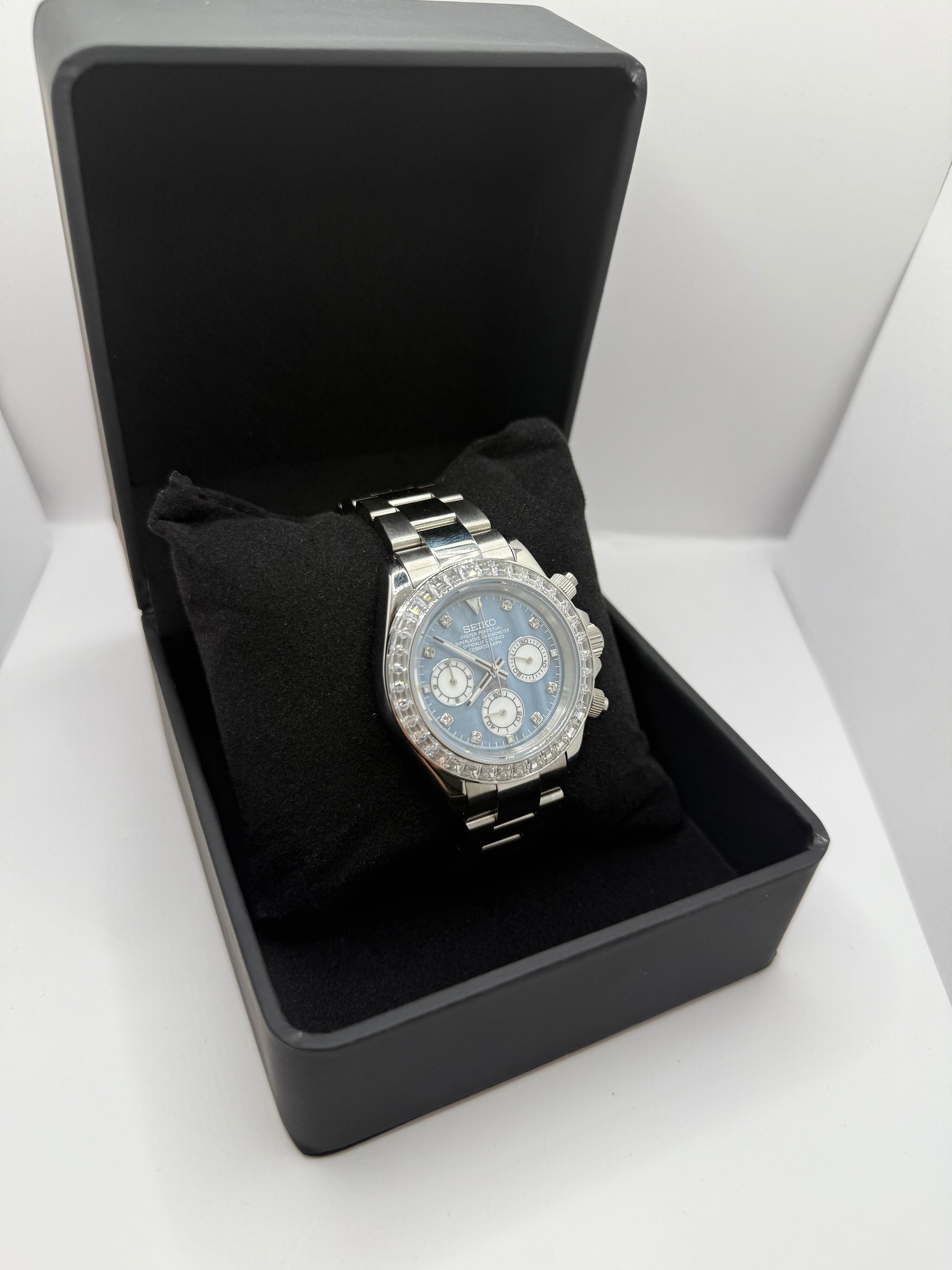 Seiko Daytona Blue Panda Mod