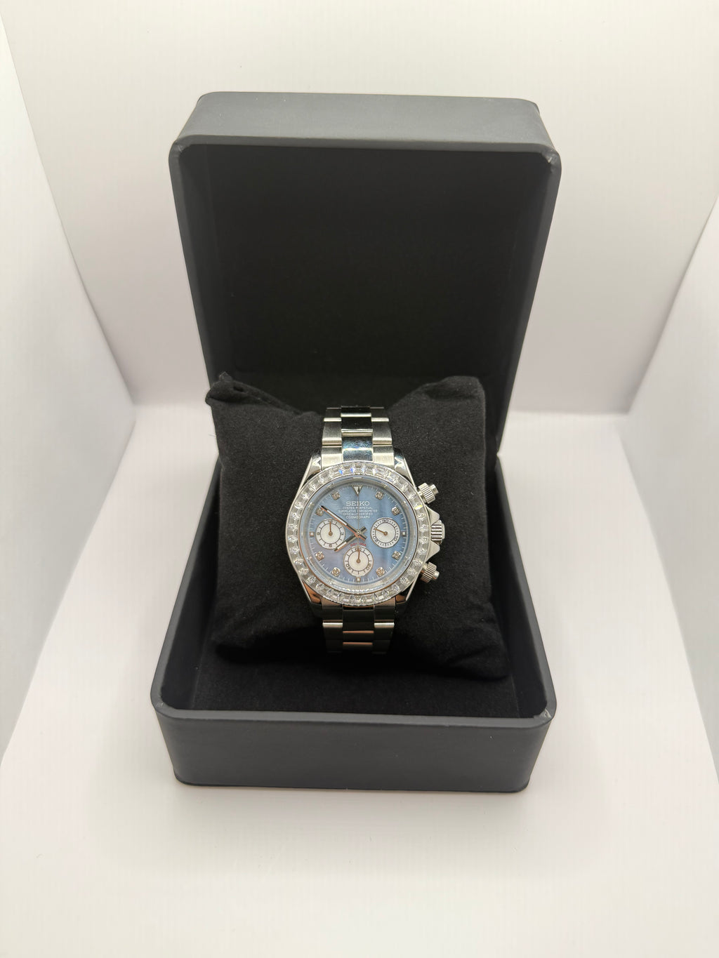 Seiko Daytona Blue Panda Mod