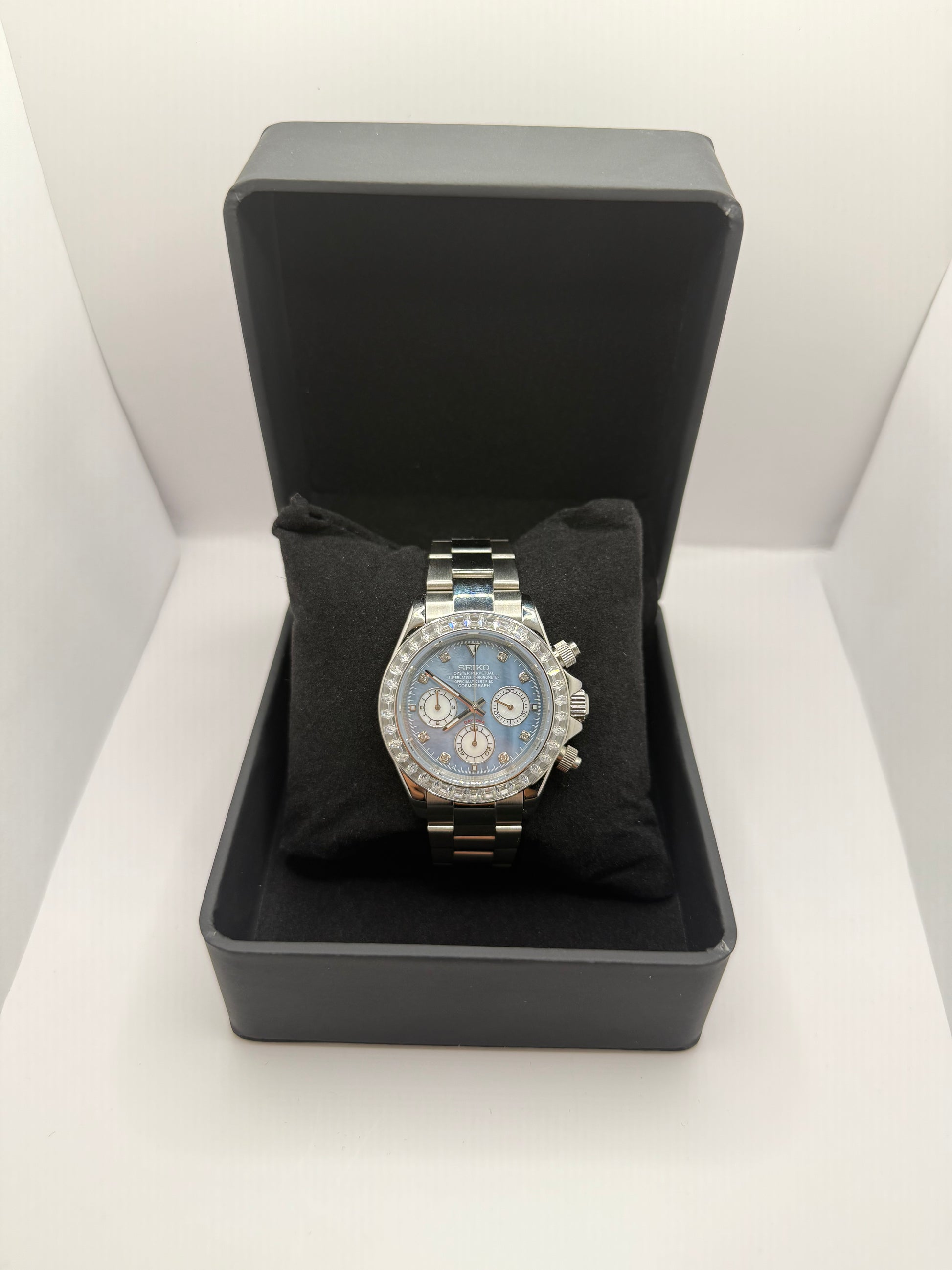 Seiko Daytona Blue Panda Mod